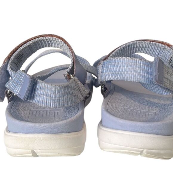 Fitflop Loosh Wild Lavender Webbing Z-Strap Adjustable Sandal Size 10 - Picture 5 of 10